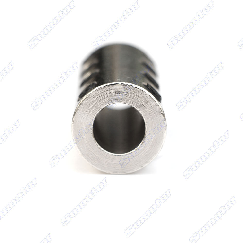 Lång stålfast koppling innerdiameter 10mm 12mm*12mm 10 mmx 12mm od 22mm l 46mm motoraxelanslutningskoppling