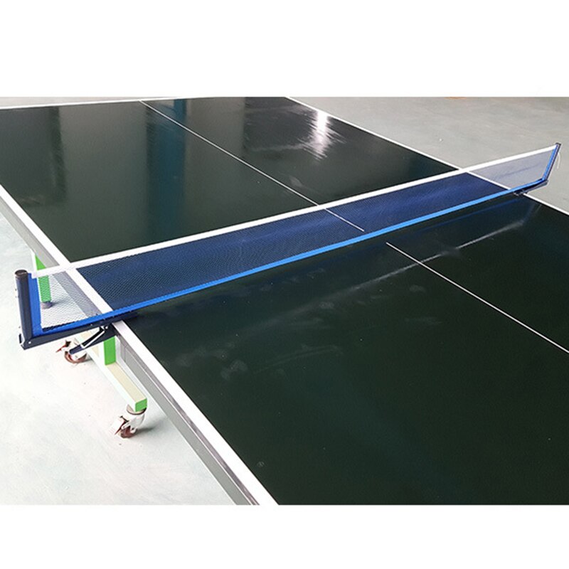 JOOLA Professionele Kwaliteit WX Aluminium Indoor & Outdoor Tafeltennis Net en Post Set - 72 Ping Pong Regeling - Versterkte Katoen Blend Met Verstelbaar Spanningssysteem Blauw Geanodiseerd
