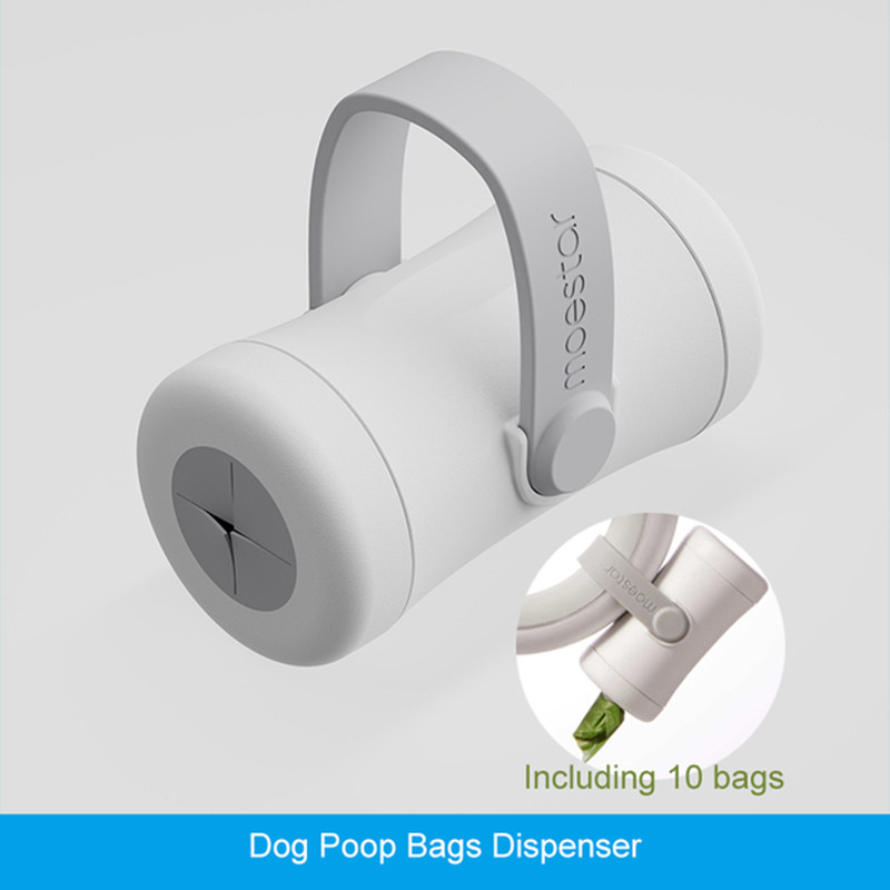 Moestar Hond Wc Picker Kak Zakken Met Licht Dispenser Houders Leash Accessoires Draagbare Duurzaam Voor Pet Wandelen Gemak