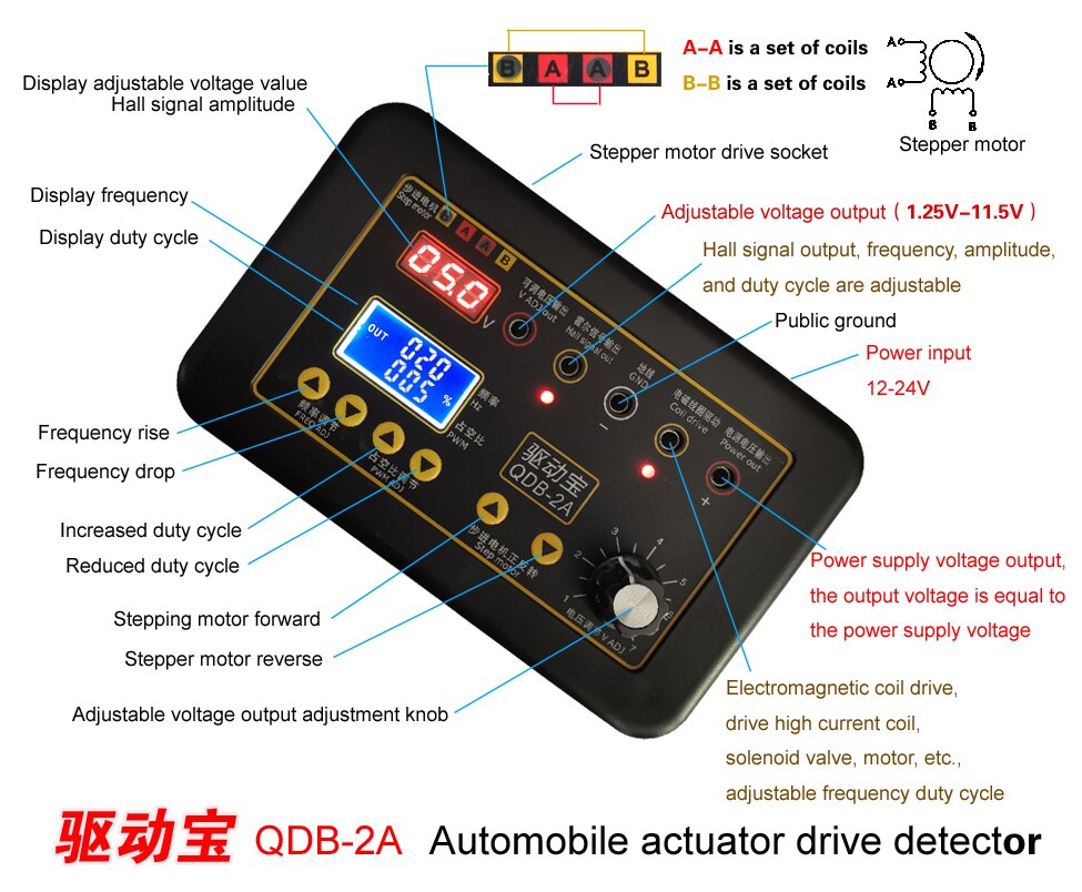 QDB-2 Automobil zündspule injektor magnetventil leerlauf stepper Motor- Instrument Motor- fehler detektor Stock schatz
