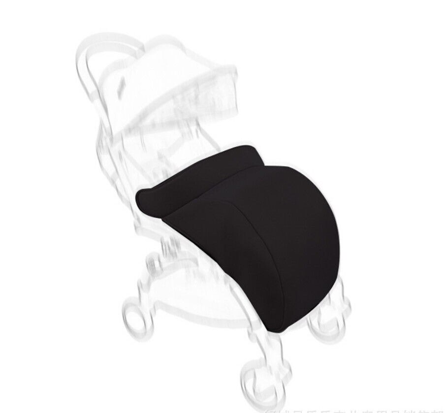 accesorios para bebés cochecito acogedor funda para cochecito calcetines para cochecito se adapta a cochecito silla de paseo informal sólido pierna acolchado: Black