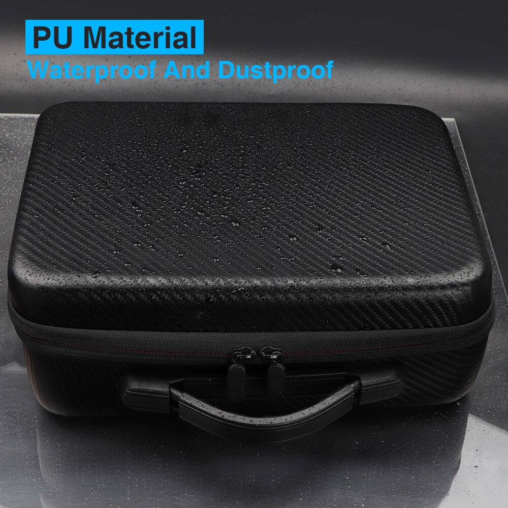 DJI Mavic Air 2 Case Bag PU Leather Water Resistant Portable Carrying Case Handbag Mavic Air 2 Bag Case Drone Accessorie