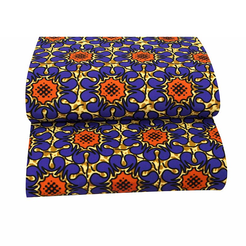 Geometric Pattern Prints African Ankara Wax Fabric... – Grandado