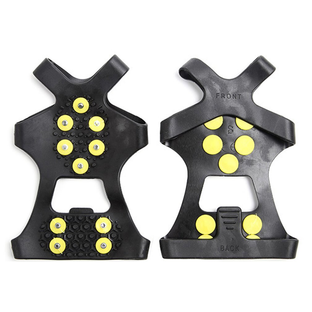 1 paar 10 Studs Anti-Slip Sneeuw Ijs Klimmen Schoen Spikes Grips Crampons Cleats Overschoenen