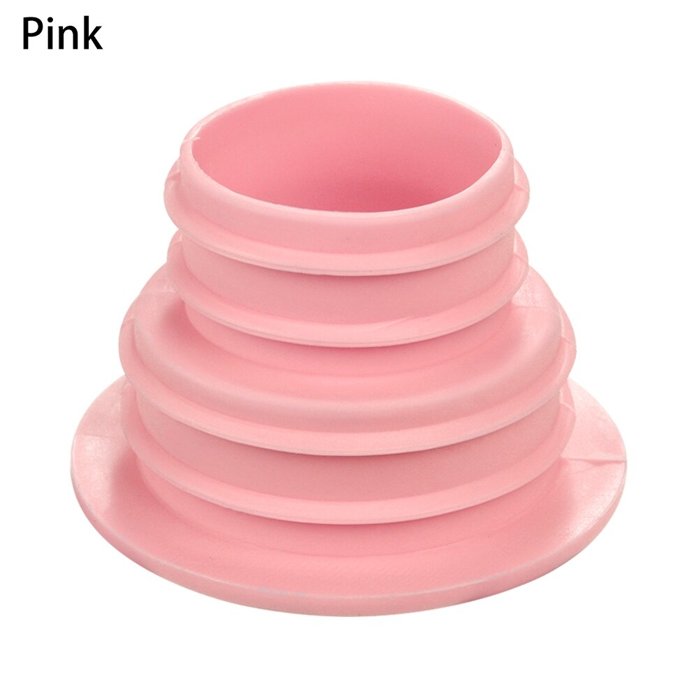 1 unidad, sello de silicona, anillo de enchufe plaga, arandela de Control, desagüe de alcantarillado, tubería, desodorante, desagüe de suelo de piscina, lavadora de baño: Rosa