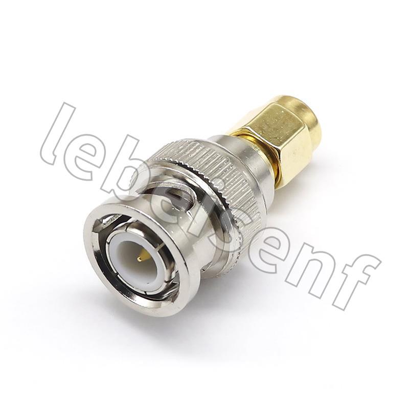 Sma Male Naar Bnc Male Sma/BNC-JJ SMA-J/BNC-J Walkie-Talkie Antenne Connector Feeder Adapter