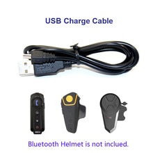 Accesorios para casco de motocicleta, Cable de carga USB para BT-S3, BT-S2, intercomunicador Bluetooth, auriculares para casco de motocicleta