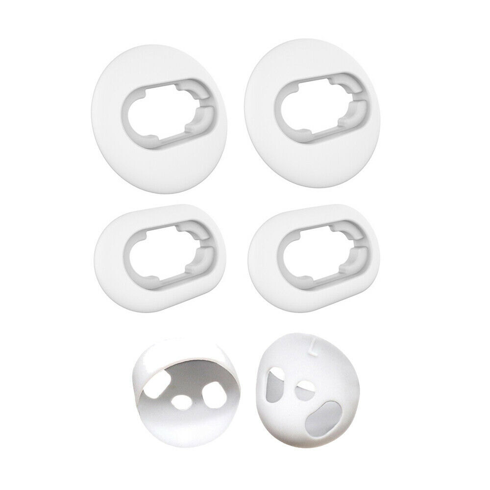 Silicone Ear Tips for Samsung Galaxy Buds live Eartips True Wireless Earbuds Tips Earplugs Earphone Silicone Case Ear Cap: white 3Pairs
