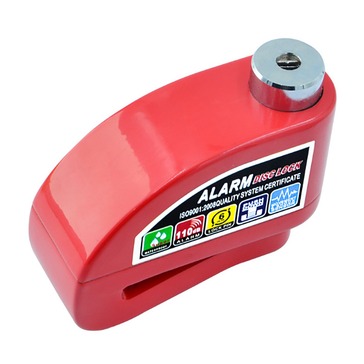 Motorcycle Alarm Lock Bike Lock Anti-theft Lock Moto Disc Brake Lock +Bag +Reminder Rope Waterproof Security Alarm Protection: a