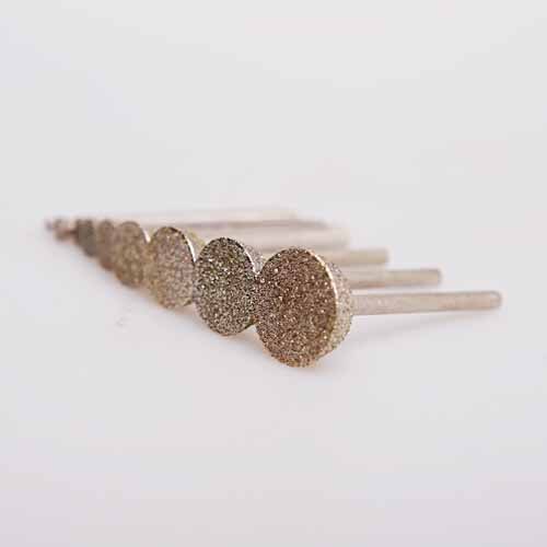 10 stks/set Extra Brede Diamant Slijpschijf 2-16mm Dremel Rotary Gereedschap Carborundum Metalen Steenhouwen Grind gereedschap