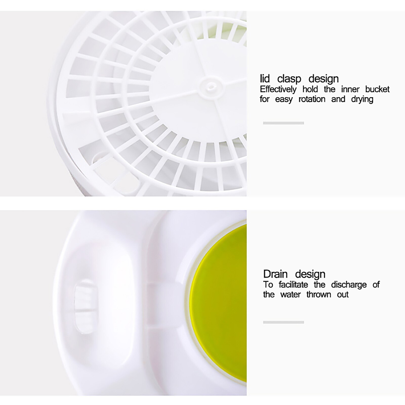 Salade Spinner Sla Droger Spin Veilig Niet Giftig Handleiding Salade Groenten Dehydrator Hoge Snelheid Centrifugale Afdruiprek Mand
