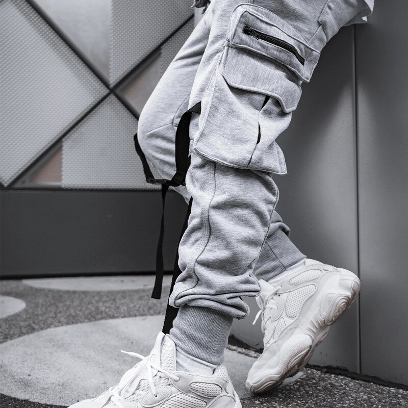 Herfst Joggers Sport Broek Mannen Katoen Runn Jogging Sport Cargo Broek Basketbal Training Joggingbroek Gym Fitness Broek