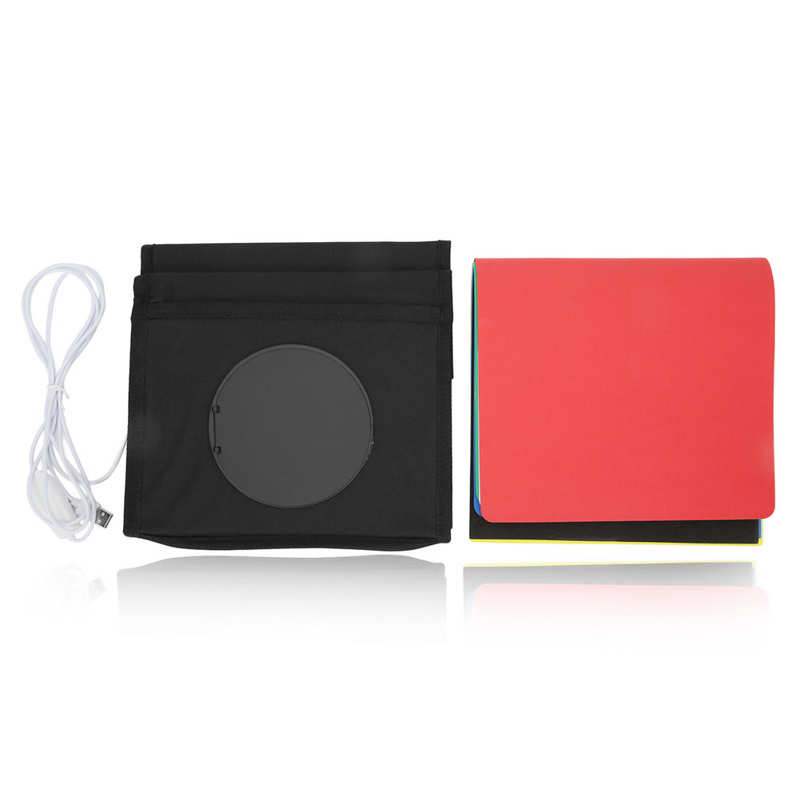 Photo Studio Lightbox Mini Folding Light Box Tabletop Photography Soft Shooting Tent Box 6 Backgrounds for Jewelry Photography: 25cm