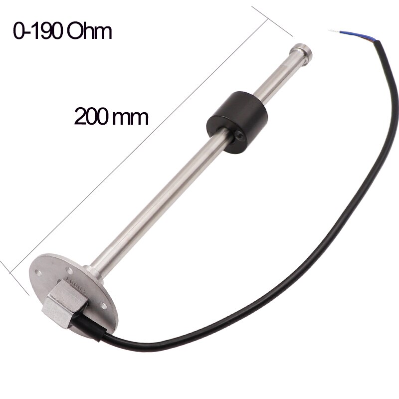 Brandstofniveausensor 0-190ohm 150 200 250 300Mm Olie Tank Niveau Sensoren 52Mm Voertuigen Brandstof Niveau Meters Voor auto Boot Motorfiets: 200mm  0-190ohm