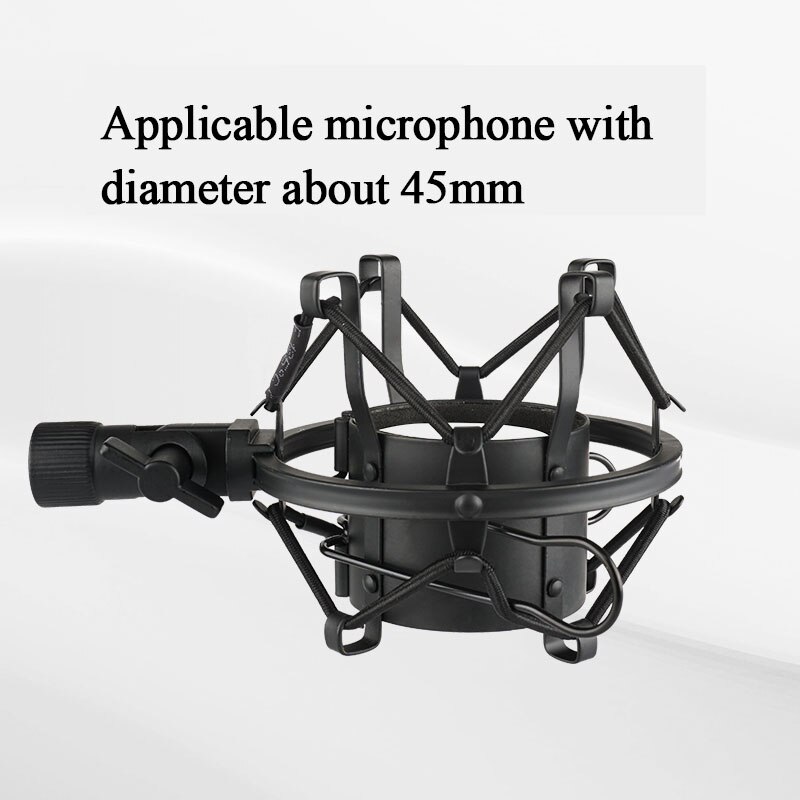 Universal Microphone Shock Mount Holder Tripod Recording Studio Microphone Stand For Computer Condenser Bracket Mic Holder Stick: B