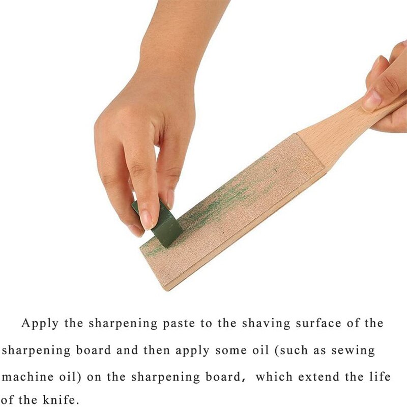 Skórzany zestaw narzędzi obcinanie skórzana deska pasek do ostrzenia brzytwy 3 paczki skórzane ostrzenie polerowanie związek brus ostrzałka robić noży