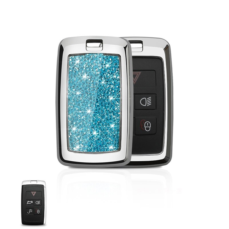 Car Remote Diamond key case key Cover For Land Rover Range Rover Evoque Discovery Sport 5