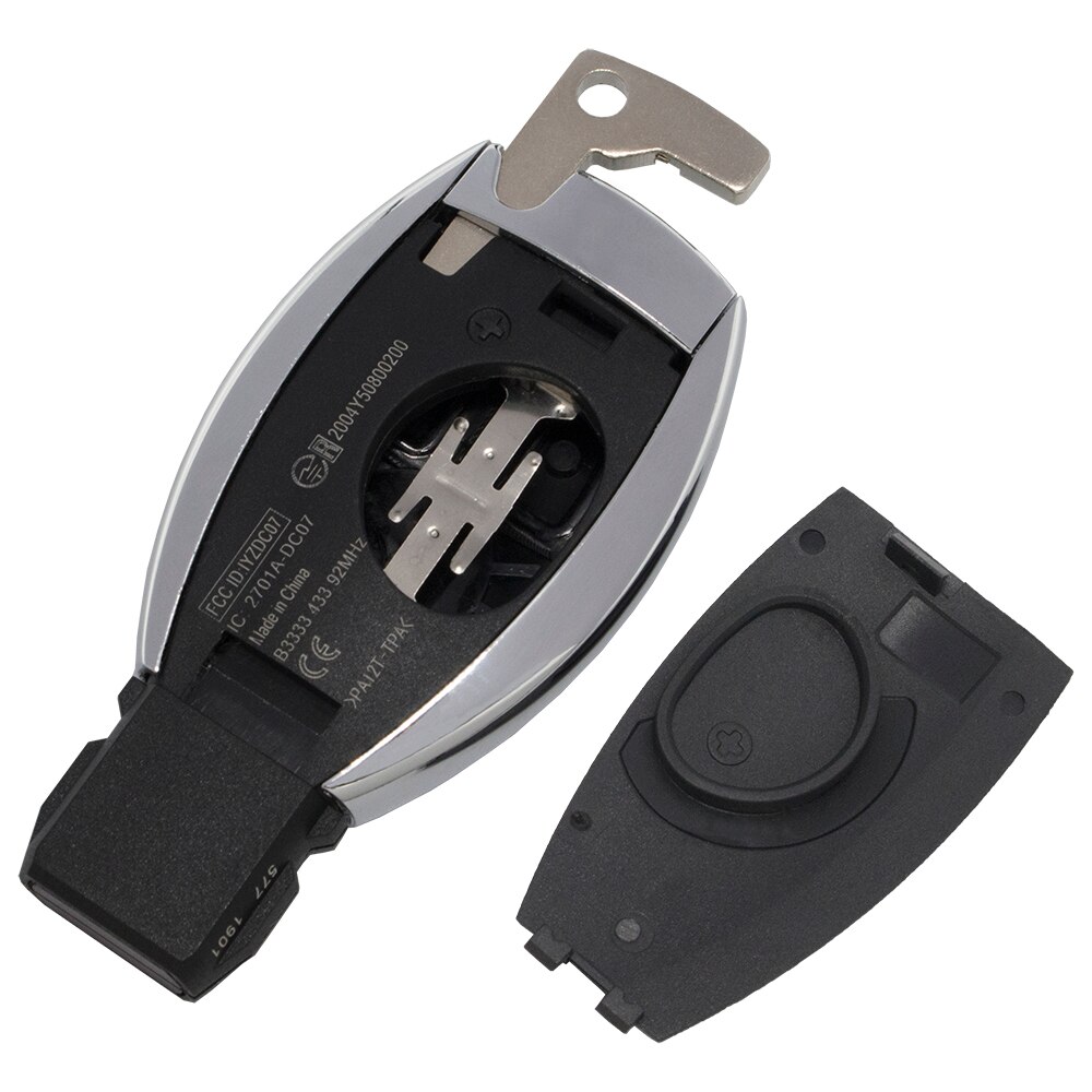 Whatskey 3 knap bil nøgle shell sag til mercedes benz ce klasse 2000+  understøtter original nec bga  w204 w205 w210 w212