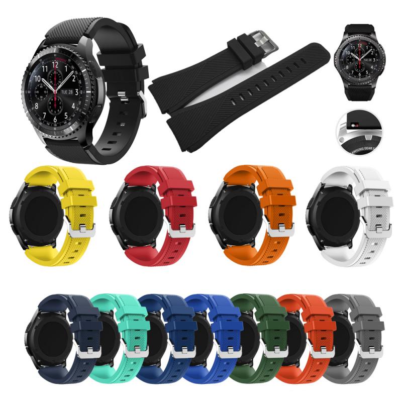 For Samsung galaxy R800 22mm Wriststrap Strap Bracelet Accessories Replacement Silicone Strap Smart watch for Huawei GT 22mm