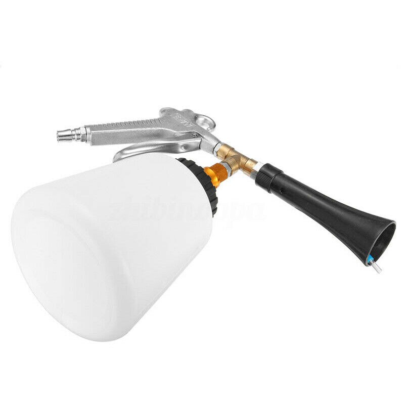 Bilvaskemaskin bilinteriør dyprensende maskinpistol med høytrykksbørste