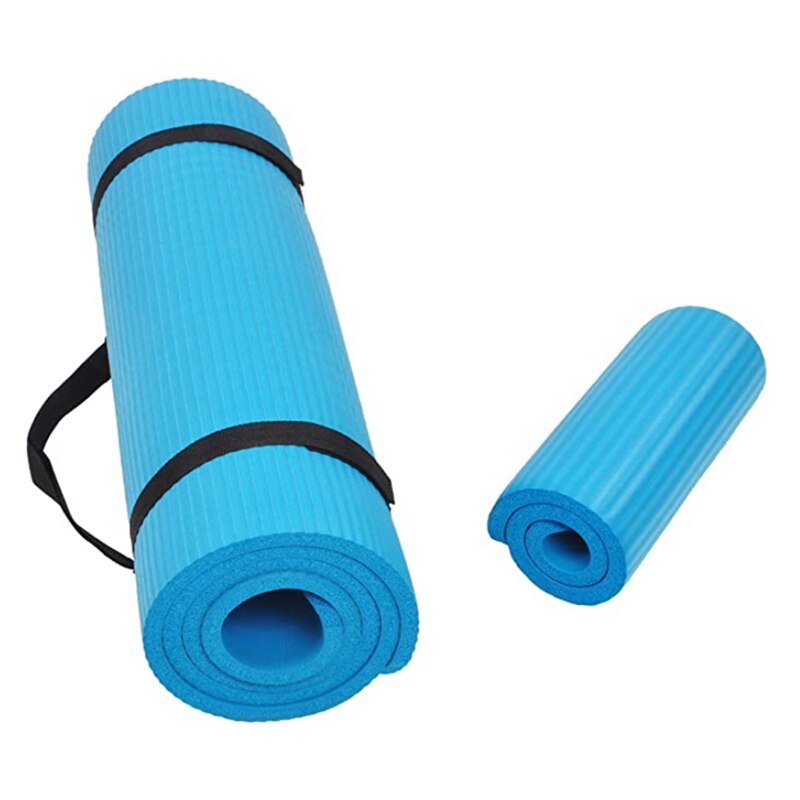 Extra Thick Yoga Mat - 10mm High Density - Anti-Tear Workout Mat - Balance Pad