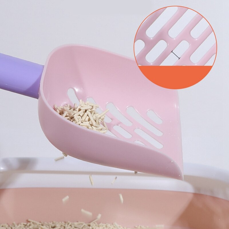 Plastic Pet Litter Scoop Easy to Clean Smooth Hollow Kitten Scooper Dog Cat Shovel Waste Dog Puppy Litter Legendog