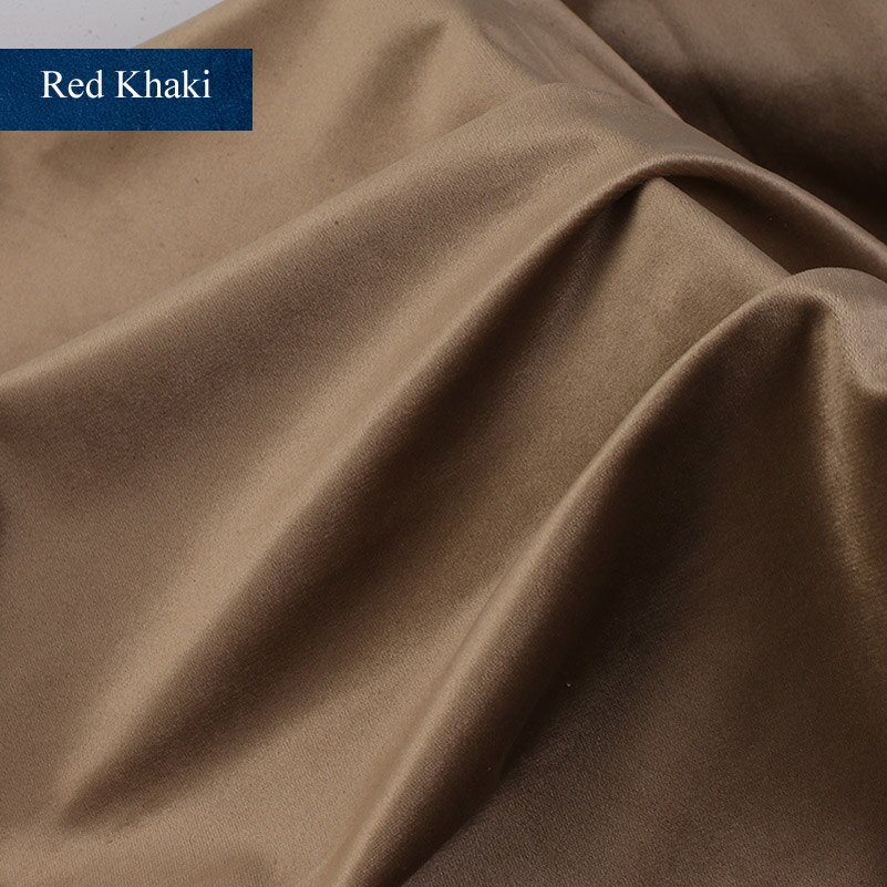 Pure Colour Dutch Velvet Fabric for Sewing Clothes Upholstery DIY Home Decor Textile by the Half Meter