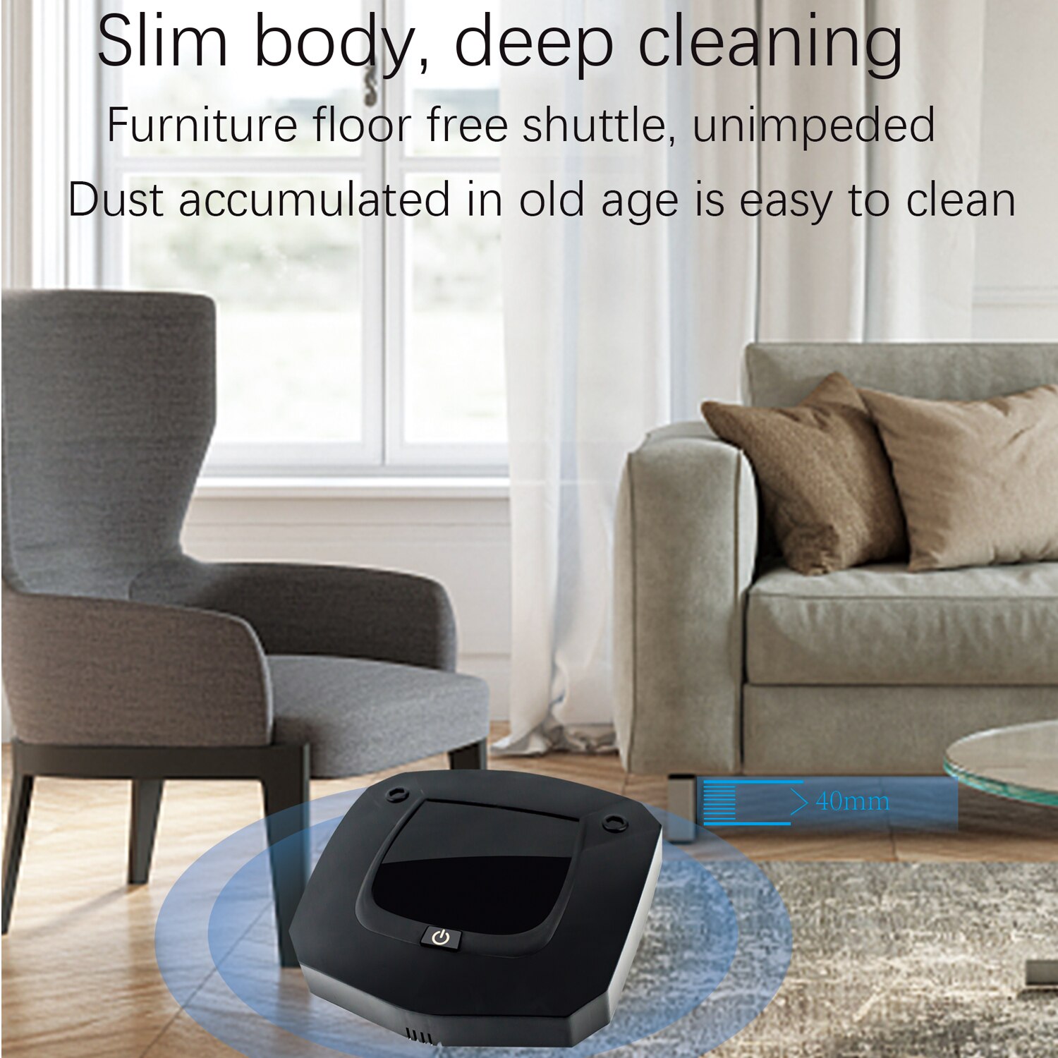 Smart Floor Robotic Schoonmaken Vacuüm Automatische Vegen Cleaner Robot Veegmachine Stofzuigers