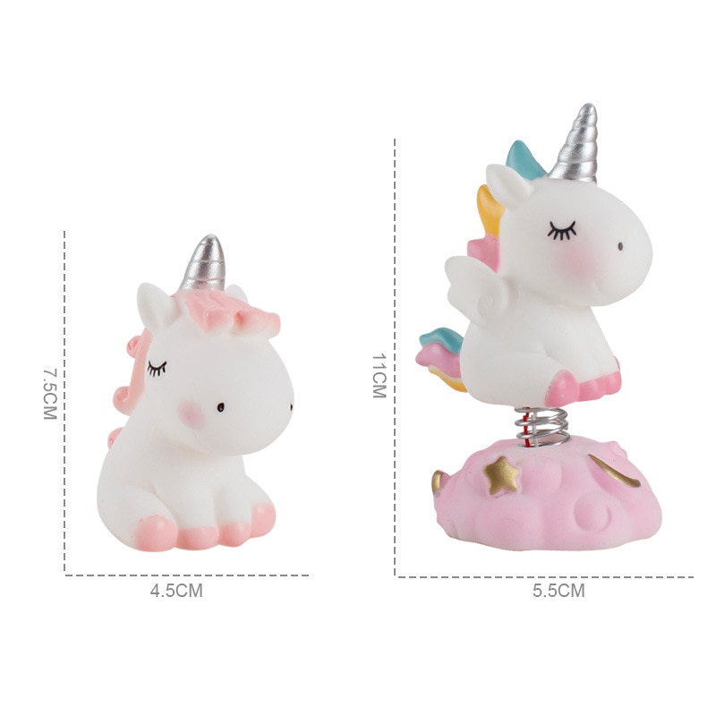 Topper de pastel de cumpleaños de unicornio, servilleta 2st de unicornio, decoración para de cumpleaños de bebé, Niña