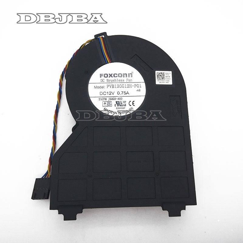 For PVB120G12H-P01 J50GH-A00 ,J50GH 0J50GH 12V 0.75 4Wire For DELL OptiPlex 790 390 990 SFF CPU Fan Cooling Fan