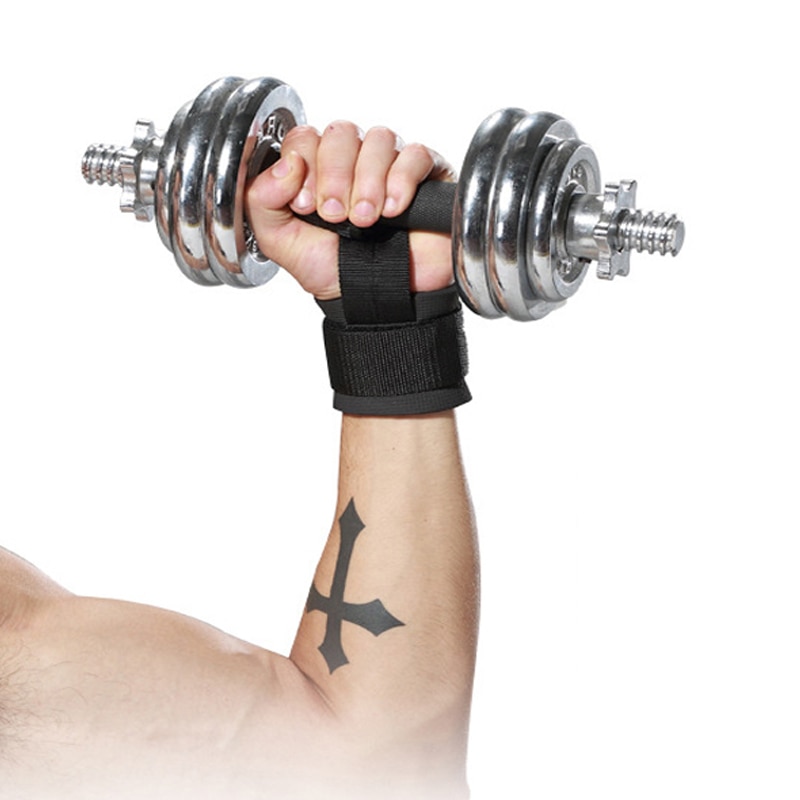 1 Pza gimnasio entrenamiento poder correas para levantamiento de peso envolturas Barra de mano soporte de muñeca
