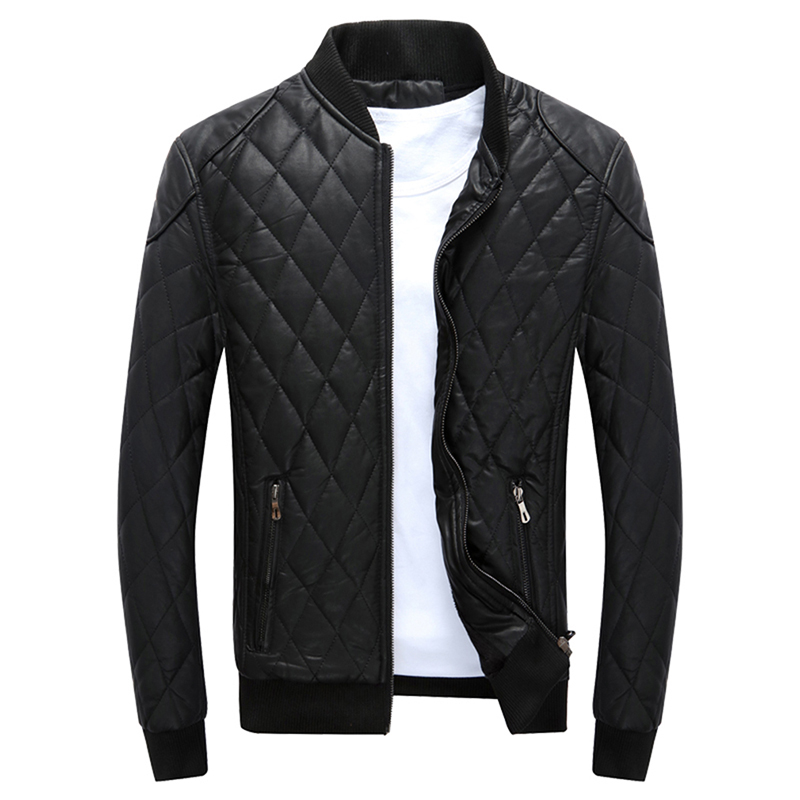 Mannen Witer Casual Jas Mannelijke Warme Jas Met Rits Lange Mouwen Effen Kleur Jas Bovenkleding Mannelijke Kleding: black / XL