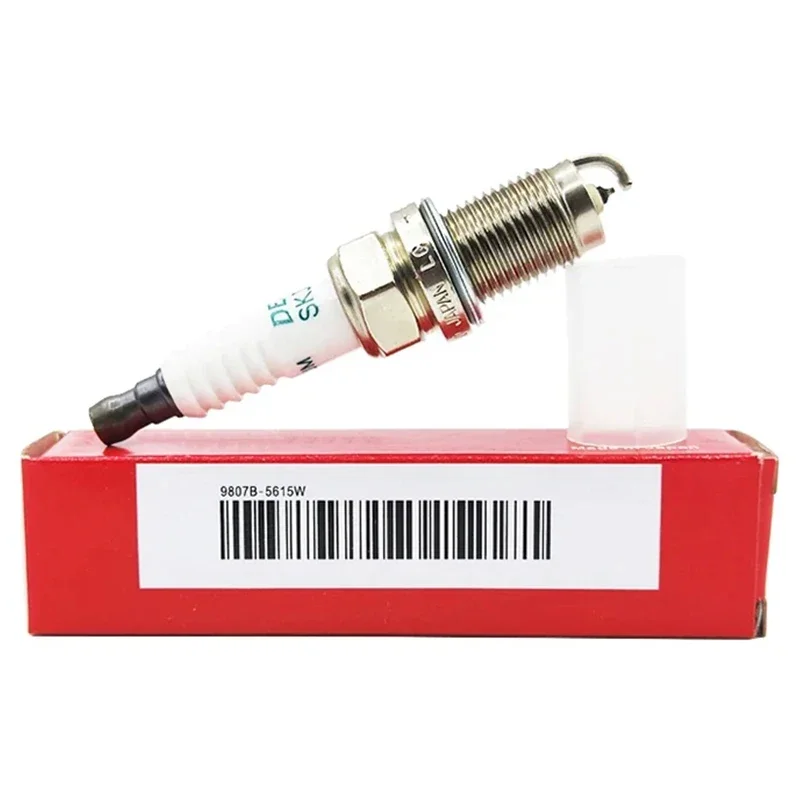 4/6Pcs 9807B-5615W SKJ20DRM11 Spark Plug For Honda Accord CRV Acura RL TSX SKJ20DR-M11 9807B 5615W