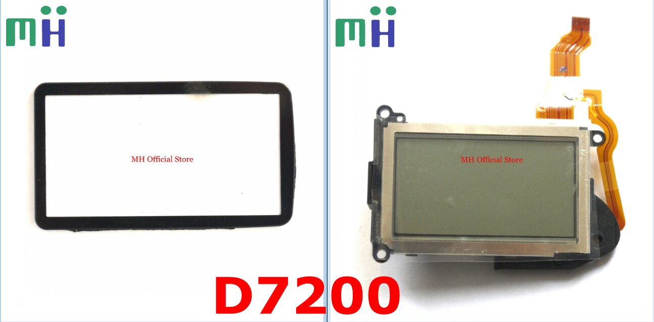 For Nikon D7100 D7200 Top LCD Top Cover Screen Display Camera Repair Part Spare Unit: Bundle 4