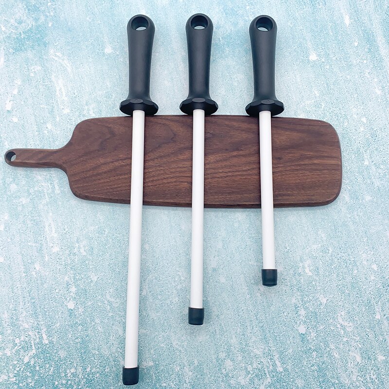 ceramic (zirconia) rod knife sharpener with ABS handle sharpener, suitable for chef steel knife kitchen assistant ceramic musat