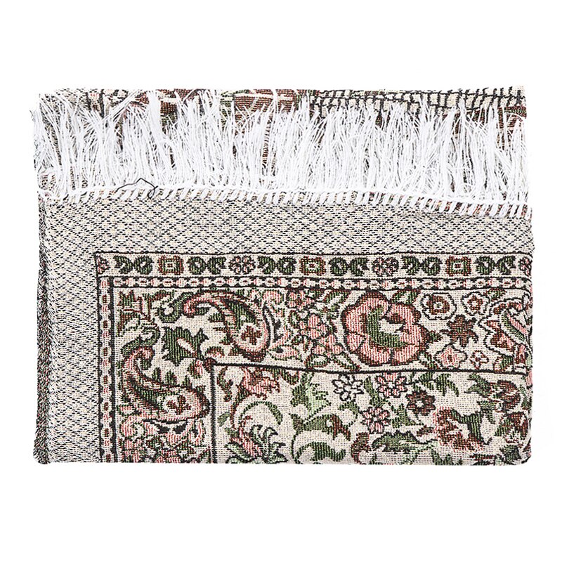 1pc 70x110cm turc islamique musulman tapis de prière tapis Portable Namaz Salat Musallah tapisserie