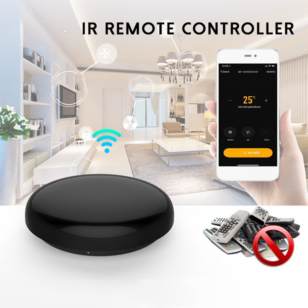 WiFi IR Remote Control Work With Alexa Google Home Assistant Smartphone App control Family Intelligence System Home Improvement