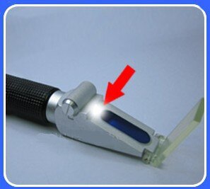 hand held led brix 58-92% refractometer honing ZGRB-92ATC
