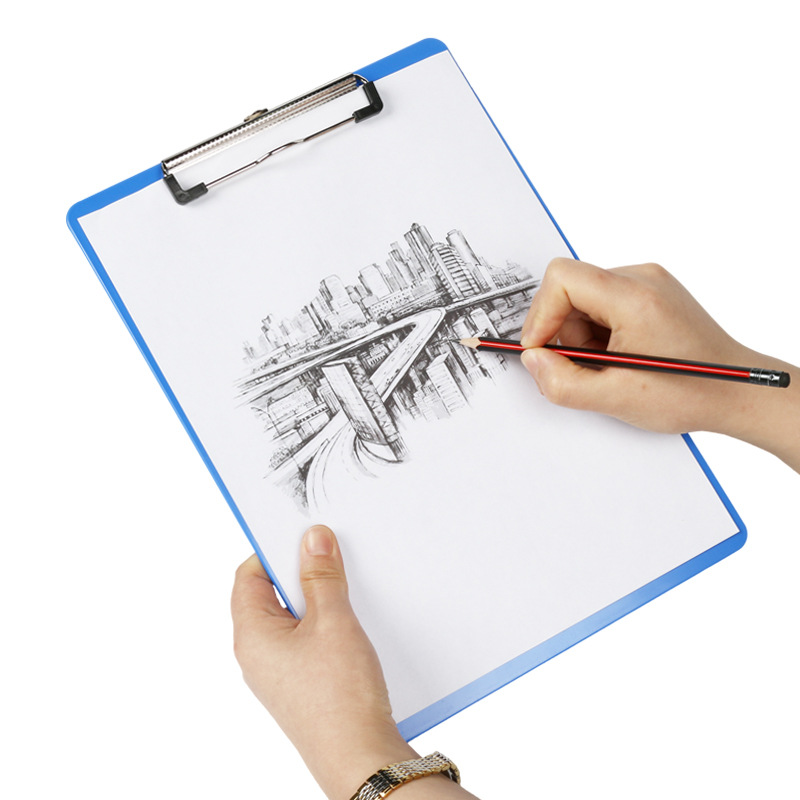 A4 A5 Transparent Plastic Clipboard Strong Clamping 100 Sheets Capacity