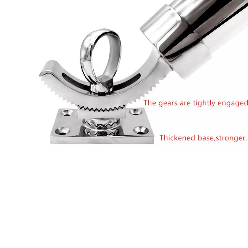 Marine Stainless Steel Removable Fishing Rod Holder Adjustable boat accessories