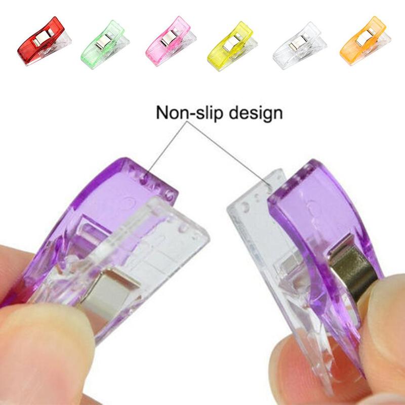 10pc Plastic Clip Clip Patchwork Sewing Crafts Diy 3.3*1.8*1cm Folder Quilt Suture T2E4