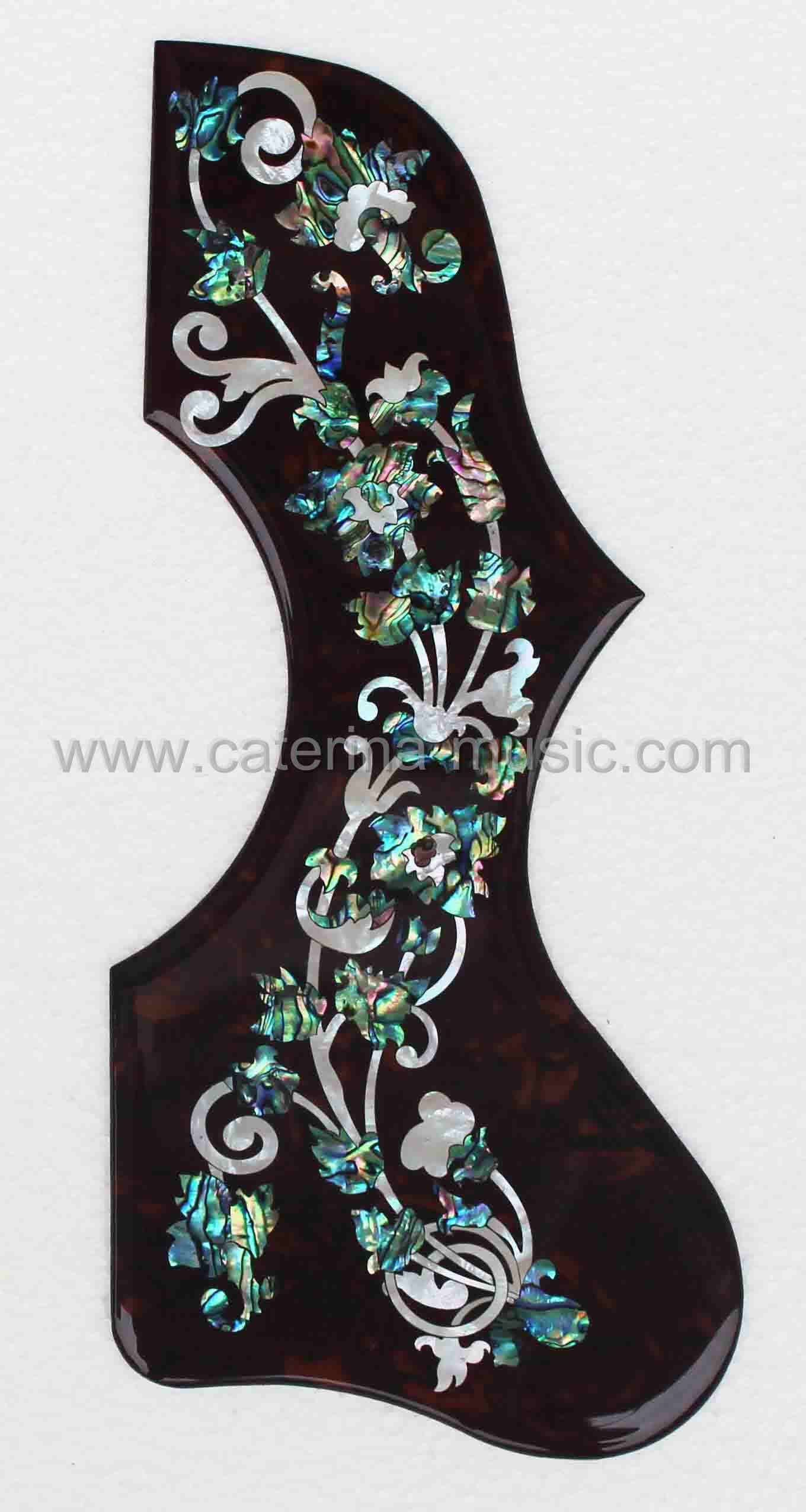 right hand and left hand J200 guitar pickguard, pickguards for J200 guitar,2mm thickness celluloid inlays Pick-guard,: Model C  right hand