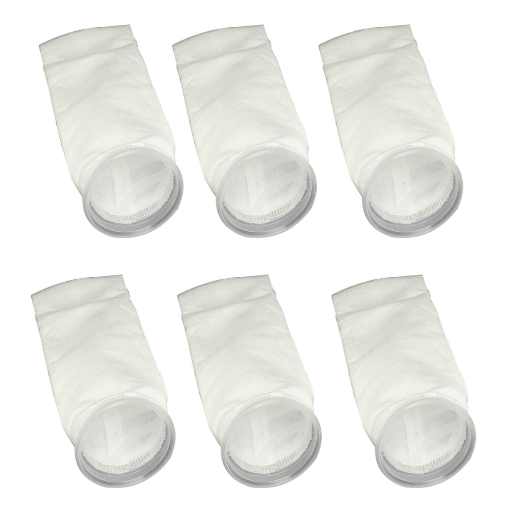 200um 4x15" Fish Tank Aquarium Marine Sump Felt Pre Filter Sock Bag Holder
