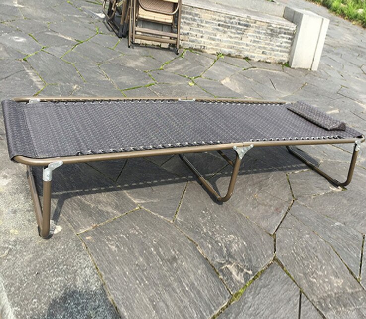 Lunch break bed fold-down bed Hospital simple folding bed sheet people lunch break Folding bed camp bed