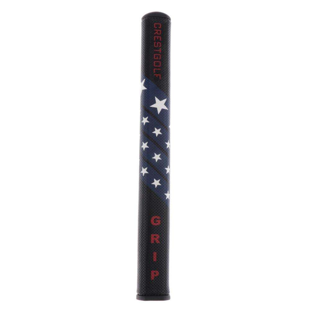 Chic Golf Grip Golf Grips PU Leather Non-sticky Non- Anti Shock with Star Patterns: Black