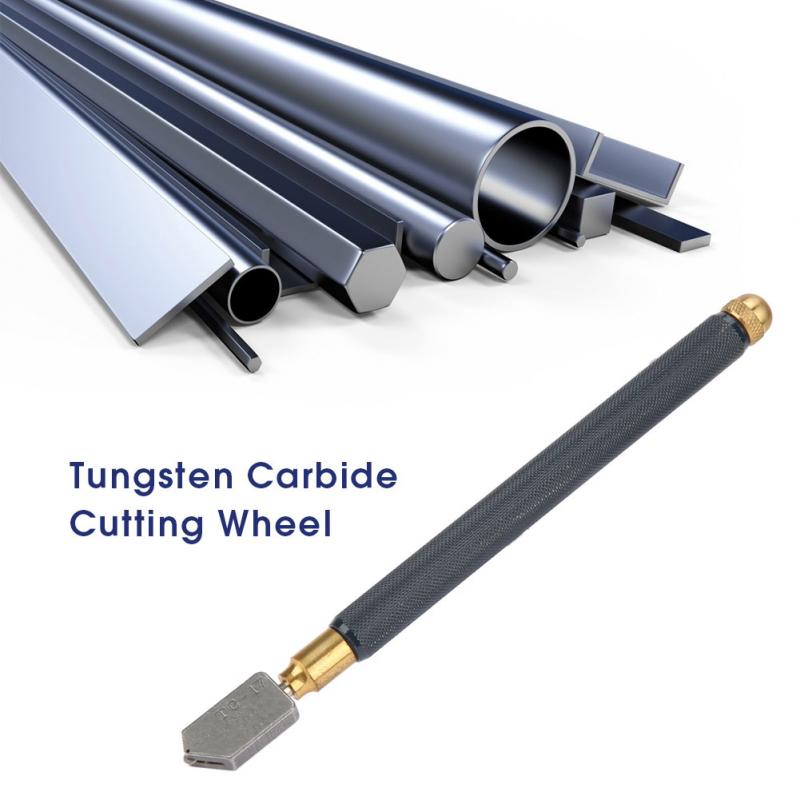 Oil Feed Glass Cutter Bottle Tile Cutter Metal Handle Glass Cutting Tool cortador de botella de vidrio