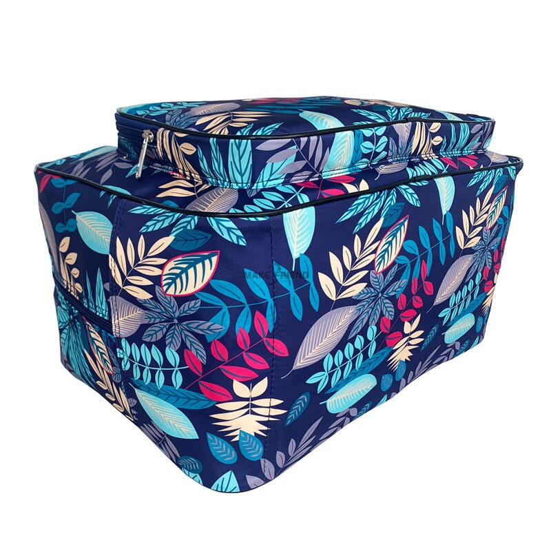 Bolsa de almacenamiento multifuncional para máquina de coser, organizador portátil de viaje para el hogar, accesorios para herramientas de costura, 46x23x32cm