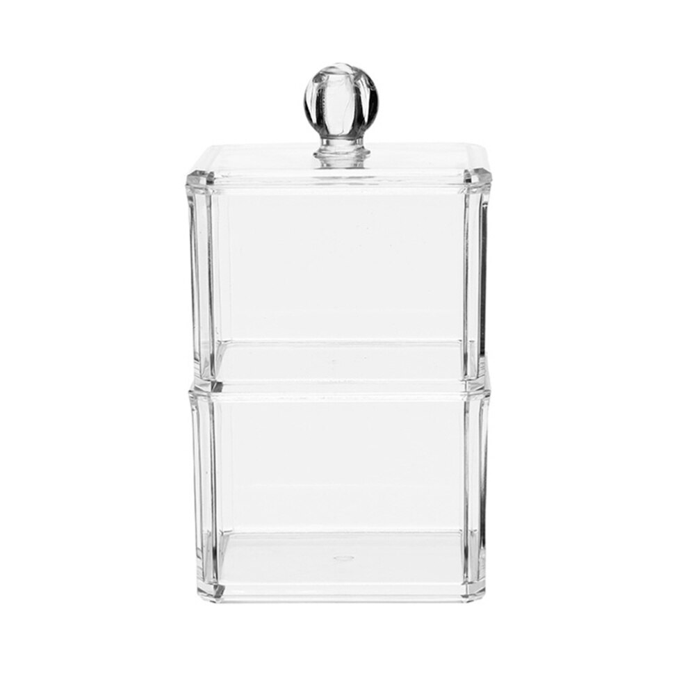 1 Pc akrylowe przezroczyste pudełko robić przechowywania żywności podwójna warstwa saszetka na herbatę organizator kuchnia sortowanie pojemnik z pokrywą