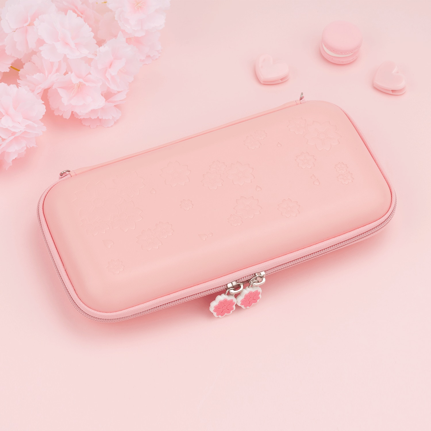 Opbergtas Voor Nintendo Schakelaar Roze Sakura Draagbare Case Waterdichte Harde Shell Ns Lite Cover Box Voor Nintendo Switch Accessorie