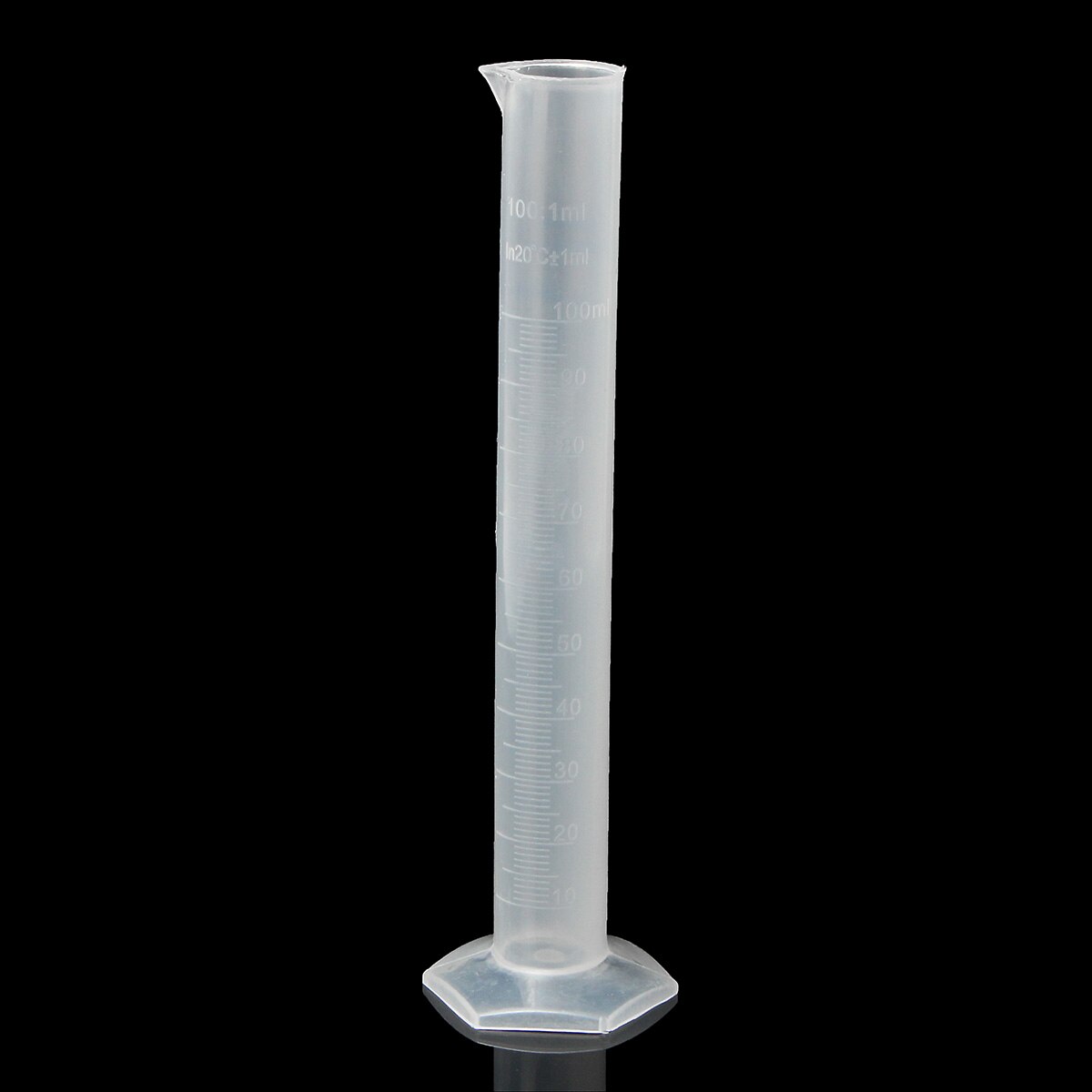 100ml Plastic Measuring Cylinder Graduated Cylinders Chemistry Set Measuring Tool Suitable For Laboratory Beer and Wine Homebrew